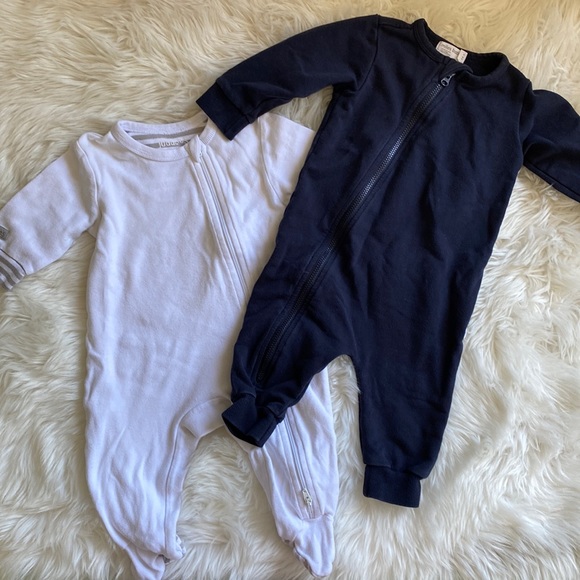 Miles and Juddlies zippered jumper onesie bundle - Picture 1 of 5